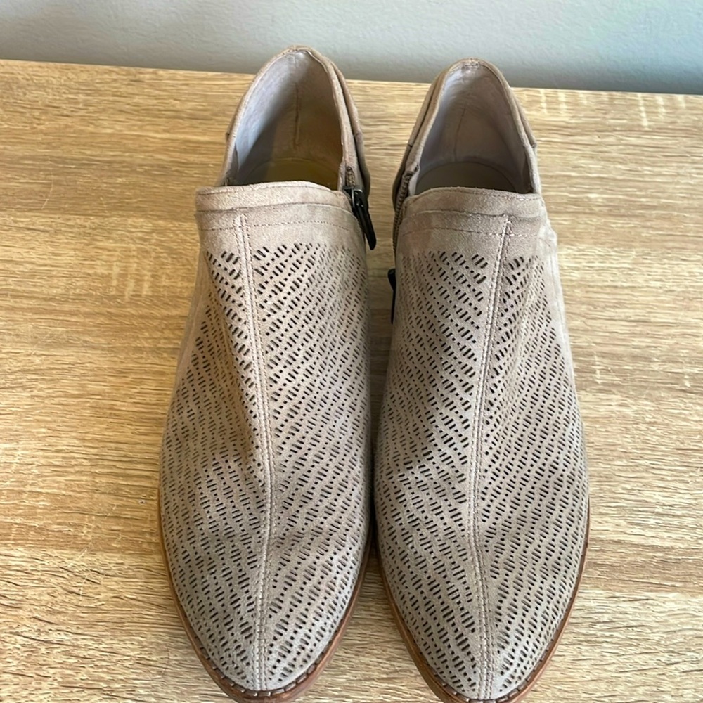 Vince Camuto Light Tan Suede Bootie
